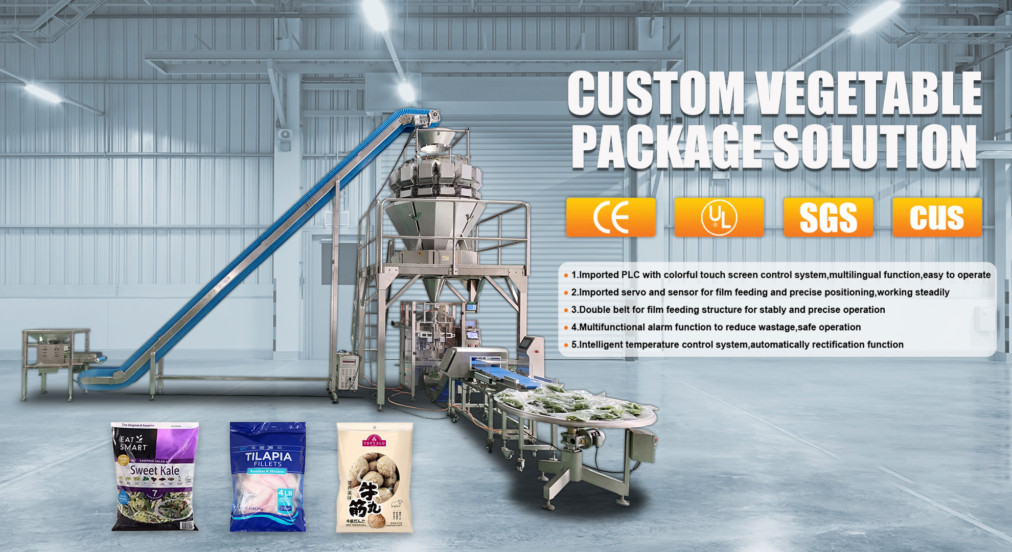 vegetable packing machine